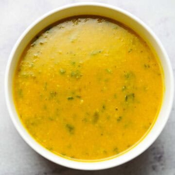 tur and moong daal in a bowl